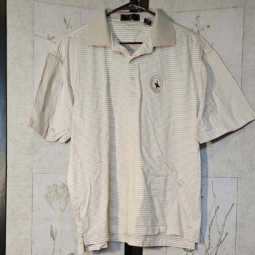 Gray Polo Shirt with Short Sleeves and Collar